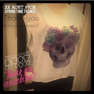 H&M Divided Skull Top